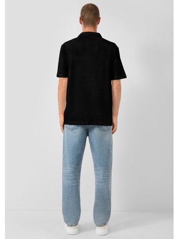 QS Polo-Shirt  in  9999_schwarz