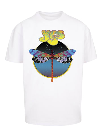 F4NT4STIC Heavy Oversize T-Shirt YES Dragonfly Tour V1 in weiß