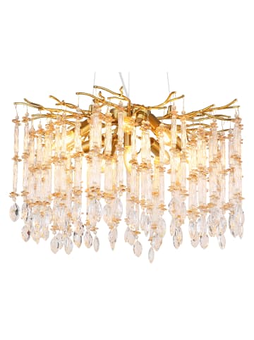Globo lighting Luster "GLORIA" in gold