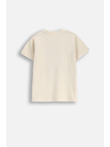 Coccodrillo T-shirt mit kurzen Ärmeln in ecru