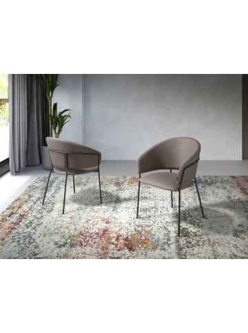 Angel Cerdá Stuhl 4088 in Walnuss/Nerz – (B)57 x (H)81 x (T)61 cm