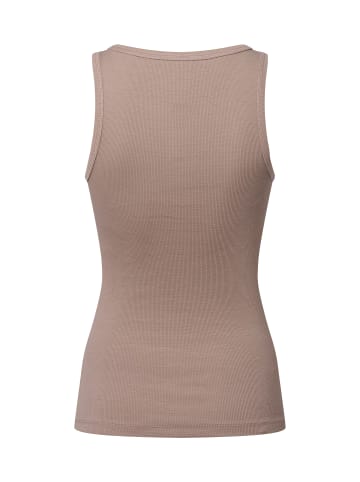 Marie Lund Top in taupe - 0003