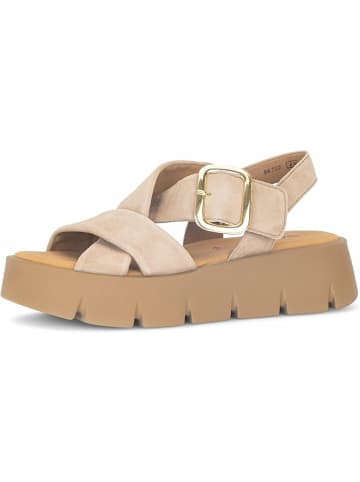 Gabor Plateau Sandalen für Damen in sand