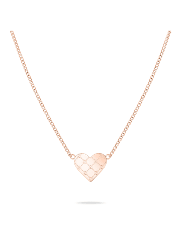 Tamaris Kette The T-Pattern Heart in roségold
