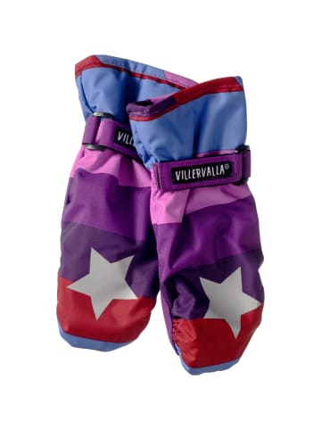 Villervalla Handschuhe Sterne in lila