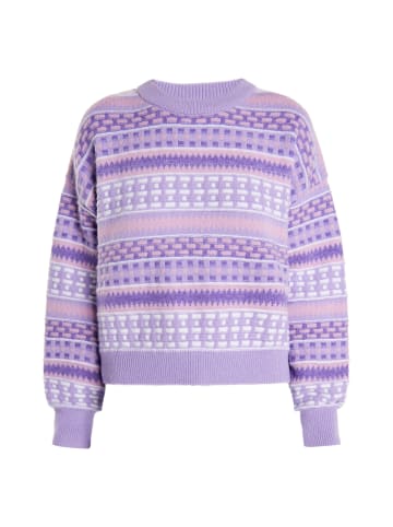 IZIA Damen Pullover in Flieder Mehrfarbig