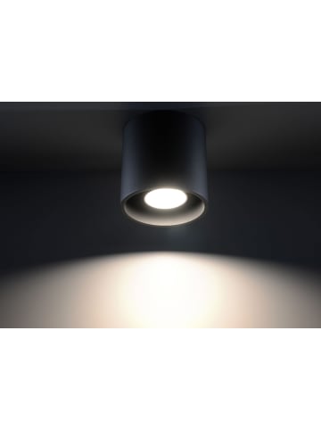 Nice Lamps Deckenleuchte RODA in Schwarz Aluminium Ø rundes Plafond 1XGu10 LED NICE LAMPS