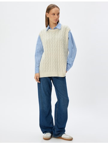 KOTON Sweater in Ekru