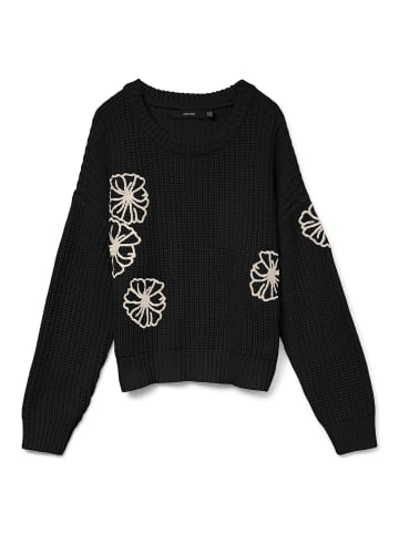Vero Moda Strickpullover in Black