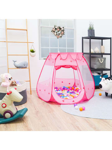 LittleTom Popup Spielzelt Strawberry mit Bällen