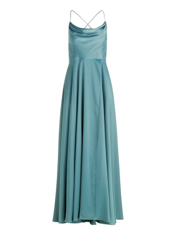 Vera Mont Abendkleid mit Wasserfallausschnitt in Cloudy Sky