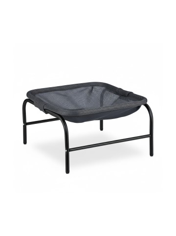 relaxdays Katzenhängematte in Grau/ Schwarz