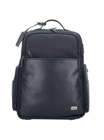 BRIC`s Monza Rucksack 43 cm Laptopfach in Nero/Nero