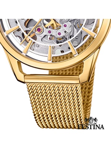 Festina Analog-Armbanduhr Festina Automatik gold mittel (ca. 36mm)