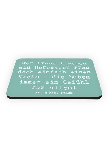 Mr. & Mrs. Panda magnet Spruch Krebs Gefühl mit Spruch in Meeresbrise