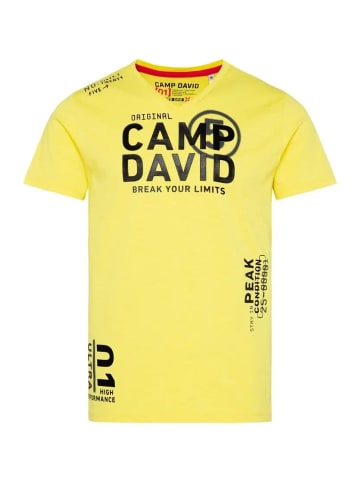 CAMP DAVID  T-Shirt in gelb