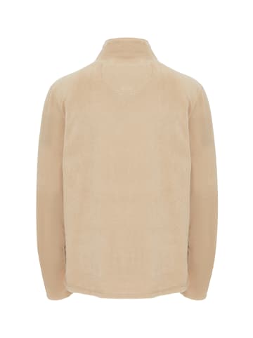 keepsuwarm Herren Fleecepullover in Beige