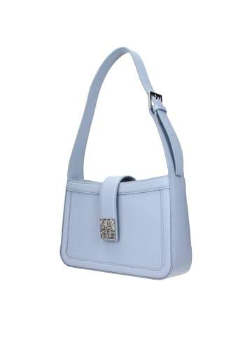 Karl Lagerfeld Hellblau Leder Schulter Tasche