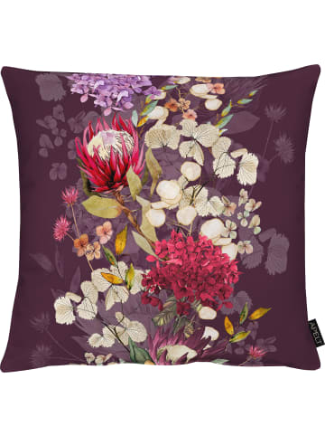 APELT Baumwollmischung Kissenhülle Season in violett-bunt