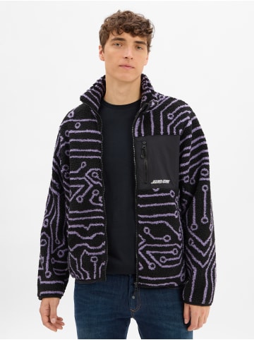 Santa Cruz Fleecejacke Freestyle Jacket in schwarz flieder - 0001