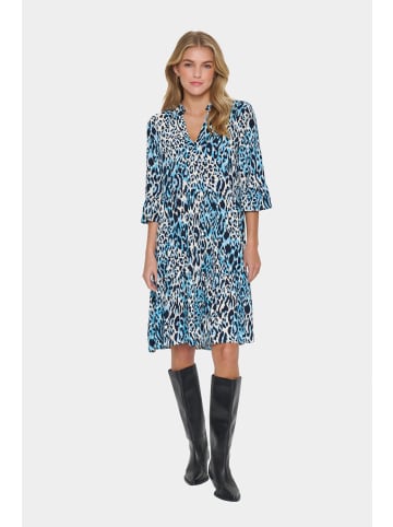 SAINT TROPEZ Kleid EdaSZ Casual fit in Baby's Breath Blue Animal