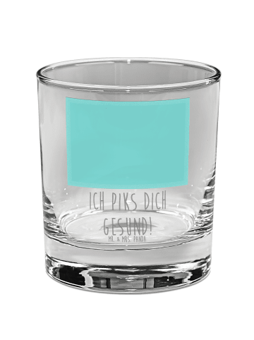 Mr. & Mrs. Panda Tumbler Glas Einhorn Krankenschwester mit Spruch in Transparent