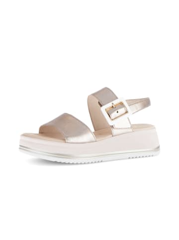 Gabor Plateau Sandalen in gold