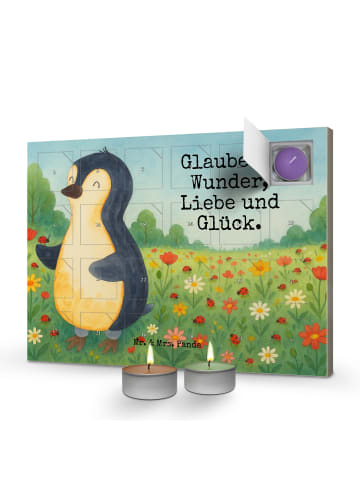 Mr. & Mrs. Panda Adventskalender Pinguin Marienkäfer Design mit ... in Weiß