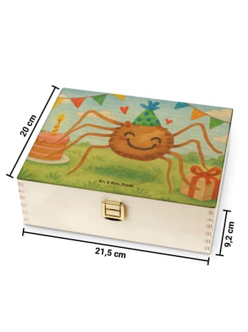 Mr. & Mrs. Panda Teedose Spinne Agathe Party Design ohne Spruch in Weiß