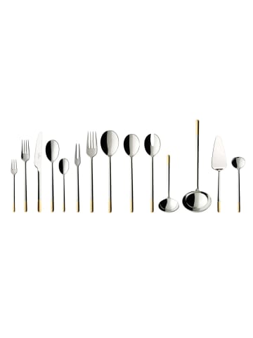 Villeroy & Boch 70-tlg. Tafelbesteck Ella in in silber-gold