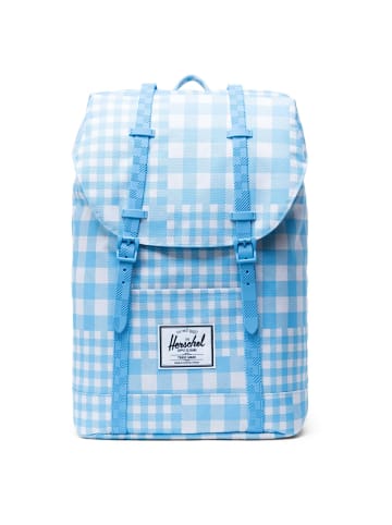 Herschel Retreat 19.5 - Rucksack 15" 43 cm (fiery red night camo) in retreat gingham alaskan blue