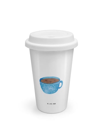 Mr. & Mrs. Panda Trinkbecher Kaffee Tasse ohne Spruch in Weiß