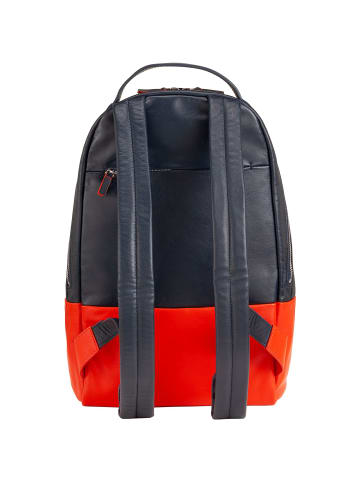 DuDu Rucksack Leder 37 cm in navy