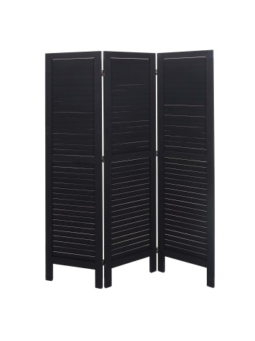 MCW Paravent G30, Shabby-Look, Anthrazit