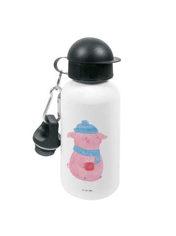 Mr. & Mrs. Panda Kindertrinkflasche Schweinchen Glühwein ohne Sp... in Weiß