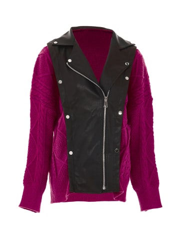 NAEMI Damen Strickjacke in Violett