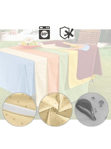 Erwin Müller Baumwollmischung Tischdecke Neuss in natur