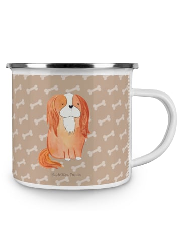 Mr. & Mrs. Panda Camping Emaille Tasse Hund Cavalier King Charle... in Hundeglück