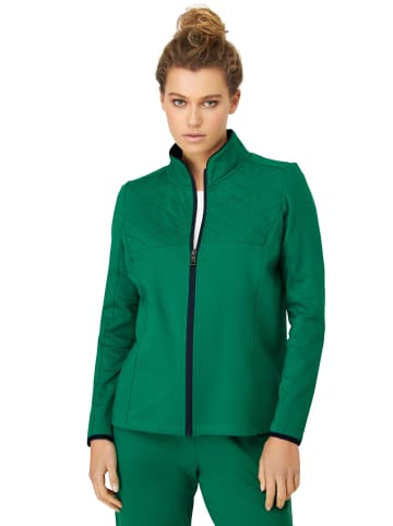 Gina Laura Sweatjacke in grün