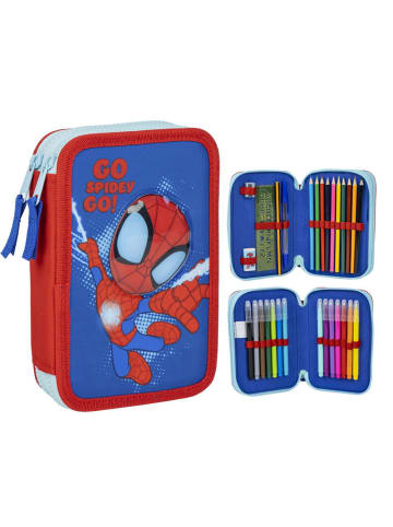 MARVEL Spider-Man Spidey gefülltes zweistöckiges Federmäppchen