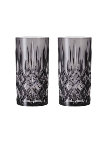 Nachtmann 2er Set Longdrinkgläser Noblesse 395 ml in Smoke