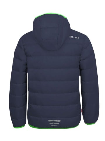 Trollkids Jacke "Dovrefjell" in Marineblau / Zitrone