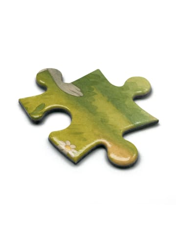 Mr. & Mrs. Panda Puzzle Hase Igel Design ohne Spruch in Weiß