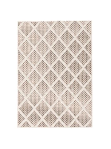 Pergamon In & Outdoor Teppich Flachgewebe Campus Modern in Beige