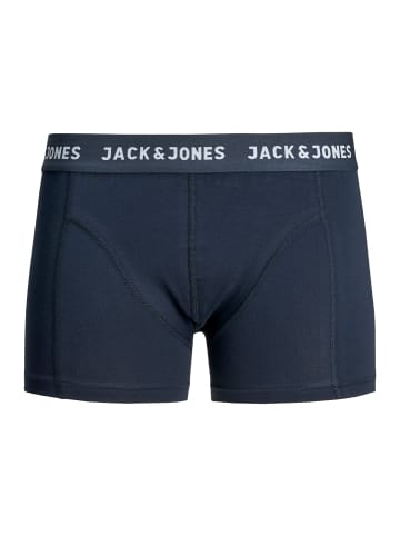 Jack & Jones Set 3er Pack JACANTHONY Trunks Boxershorts Stretch Unterhose in Navy