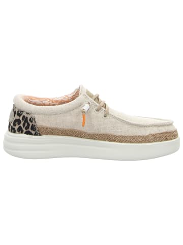 Fusion Schnürschuhe in beige