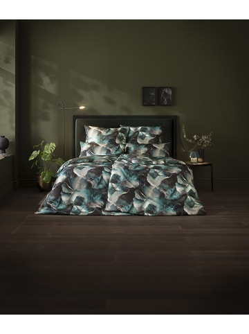 Estella Bettwäsche Mako-Satin Parzifal in blautanne
