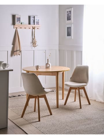 Beliani 2er-Set Esszimmerstuhl DAKOTA II in Weiß/Braun