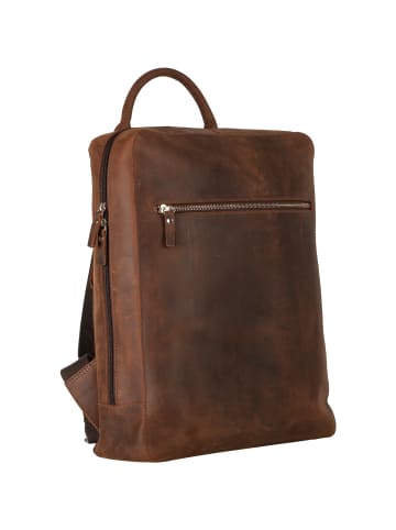 Leonhard Heyden Salisbury - Rucksack L Leder 15" 43 cm in braun