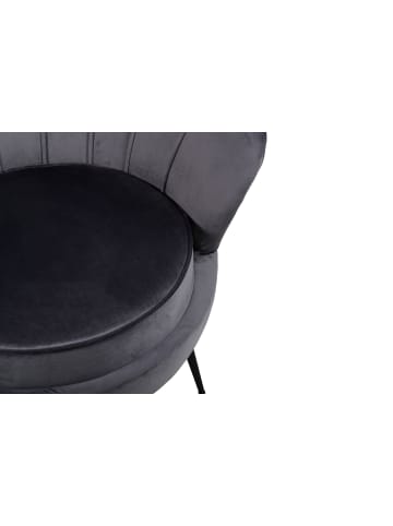 ebuy24 Sessel Nice Grau 75 x 69 cm